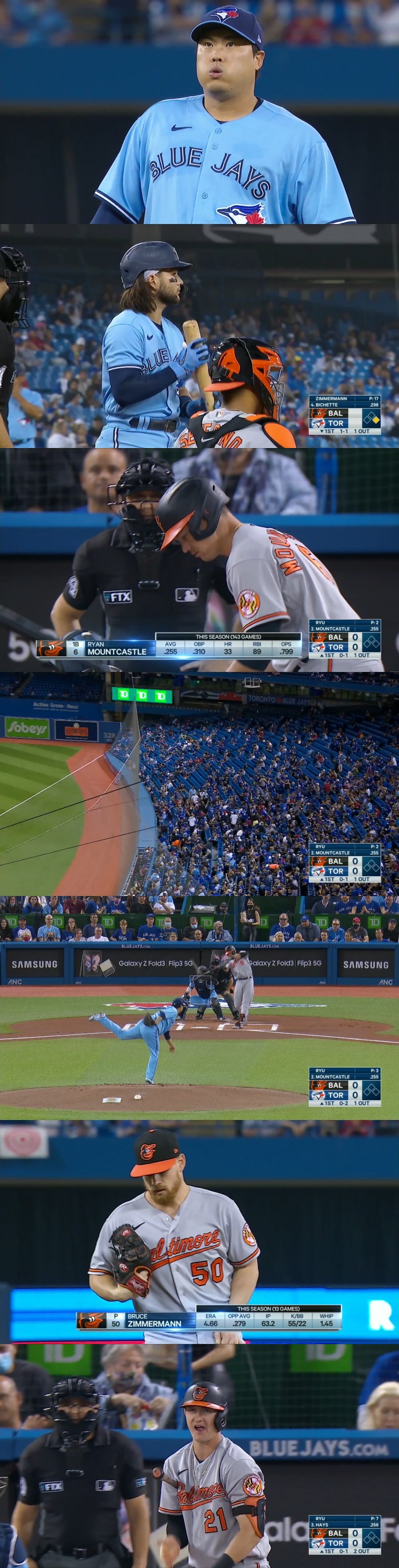 MLB 볼티모어 오리올스 vs 토론토 블루제이스.211004.720p.60fps